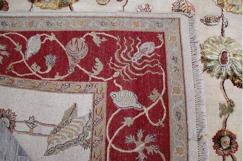 Jaipur White Hand Knotted 710 X 910 Area Rug 905-146818 Image 8