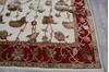 Jaipur White Hand Knotted 710 X 910  Area Rug 905-146818 Thumb 3