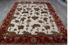 Jaipur White Hand Knotted 710 X 910 Area Rug 905-146818 Thumb 7