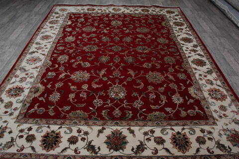 Jaipur Red Hand Knotted 711 X 101 Area Rug 905-146819 Image 7