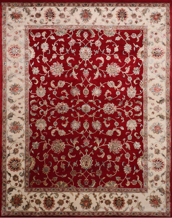 Jaipur Red Hand Knotted 711 X 101 Area Rug 905-146819 Image 0