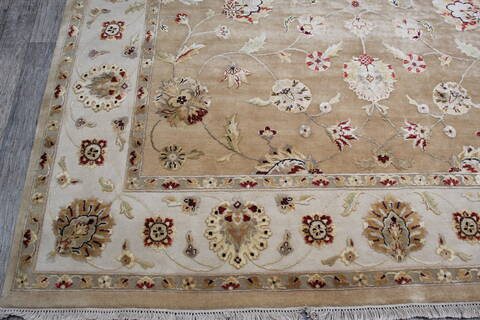 Jaipur Beige Hand Knotted 80 X 103 Area Rug 905-146820 Image 2