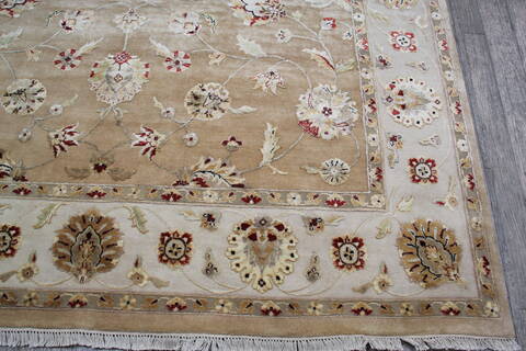 Jaipur Beige Hand Knotted 80 X 103 Area Rug 905-146820 Image 3