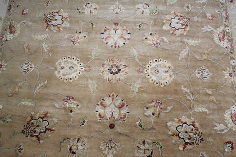 Jaipur Beige Hand Knotted 80 X 103 Area Rug 905-146820 Image 4