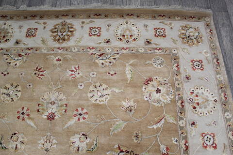 Jaipur Beige Hand Knotted 80 X 103 Area Rug 905-146820 Image 6