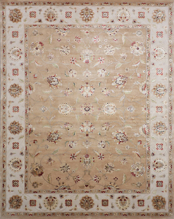 Jaipur Beige Hand Knotted 80 X 103 Area Rug 905-146820 Image 0