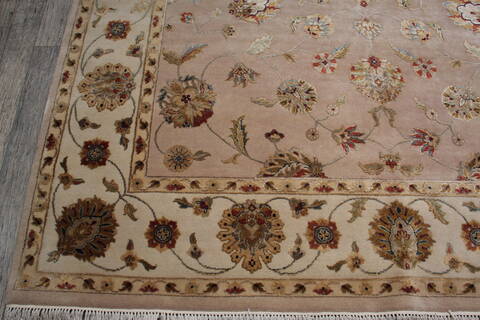 Jaipur Beige Hand Knotted 80 X 103 Area Rug 905-146822 Image 2