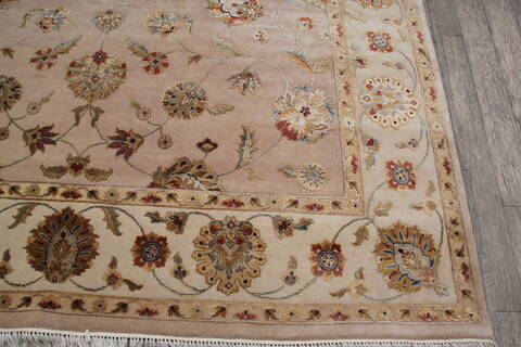 Jaipur Beige Hand Knotted 80 X 103 Area Rug 905-146822 Image 3