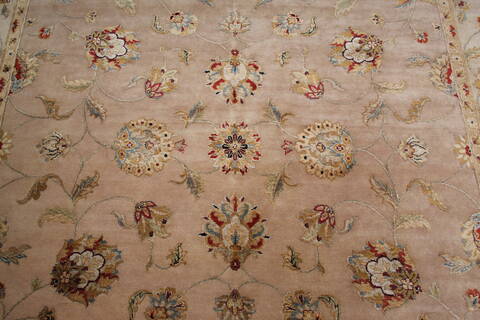 Jaipur Beige Hand Knotted 80 X 103 Area Rug 905-146822 Image 4