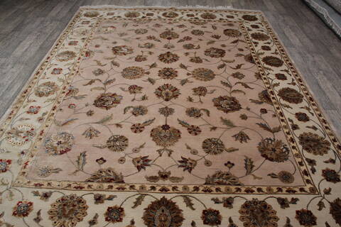 Jaipur Beige Hand Knotted 80 X 103 Area Rug 905-146822 Image 7