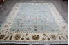 Jaipur Blue Hand Knotted 81 X 100  Area Rug 905-146823 Thumb 1