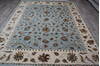 Jaipur Blue Hand Knotted 81 X 100  Area Rug 905-146823 Thumb 7