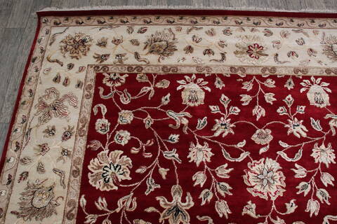 Jaipur Red Hand Knotted 83 X 100 Area Rug 905-146824 Image 5