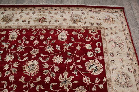 Jaipur Red Hand Knotted 83 X 100 Area Rug 905-146824 Image 6