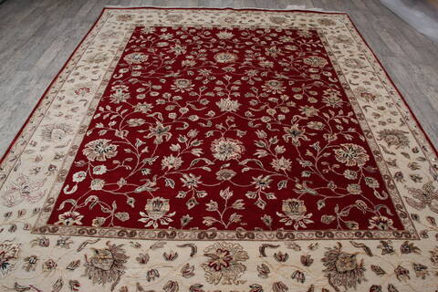 Jaipur Red Hand Knotted 83 X 100 Area Rug 905-146824 Image 7