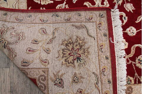 Jaipur Red Hand Knotted 83 X 100 Area Rug 905-146824 Image 8