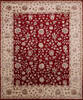 Jaipur Red Hand Knotted 83 X 100  Area Rug 905-146824 Thumb 0