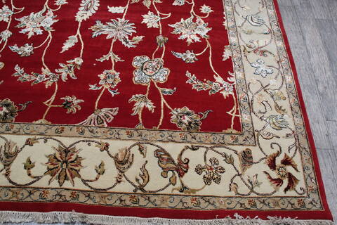 Jaipur Red Hand Knotted 80 X 910 Area Rug 905-146825 Image 3