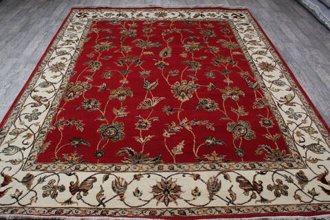 Jaipur Red Hand Knotted 80 X 910 Area Rug 905-146825 Image 7