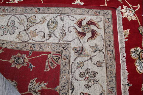 Jaipur Red Hand Knotted 80 X 910 Area Rug 905-146825 Image 8