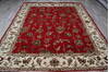 Jaipur Red Hand Knotted 80 X 910  Area Rug 905-146825 Thumb 7