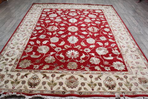 Jaipur Red Hand Knotted 80 X 911 Area Rug 905-146828 Image 1