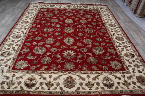 Jaipur Red Hand Knotted 80 X 911 Area Rug 905-146828 Image 7