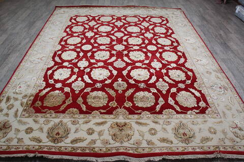 Jaipur Red Hand Knotted 711 X 101 Area Rug 905-146831 Image 1