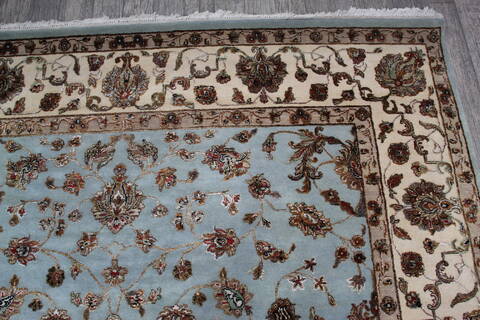 Jaipur Blue Hand Knotted 711 X 100 Area Rug 905-146832 Image 6