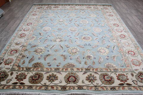 Jaipur Blue Hand Knotted 80 X 910 Area Rug 905-146836 Image 1