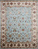 Jaipur Blue Hand Knotted 80 X 910  Area Rug 905-146836 Thumb 0