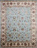 Jaipur Blue Hand Knotted 80 X 910 Area Rug 905-146836 Thumb 0