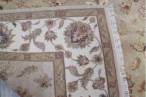 Jaipur Beige Hand Knotted 80 X 911 Area Rug 905-146838 Image 8