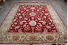 Jaipur Red Hand Knotted 80 X 101  Area Rug 905-146840 Thumb 1
