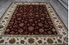 Jaipur Red Hand Knotted 82 X 100  Area Rug 905-146841 Thumb 7