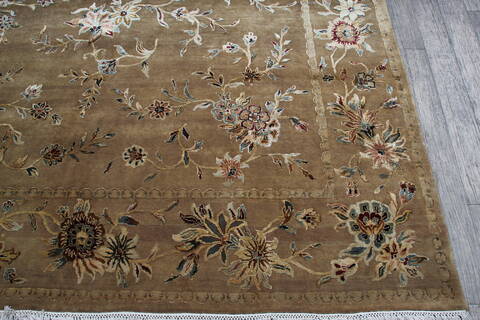 Jaipur Beige Hand Knotted 80 X 100 Area Rug 905-146843 Image 3