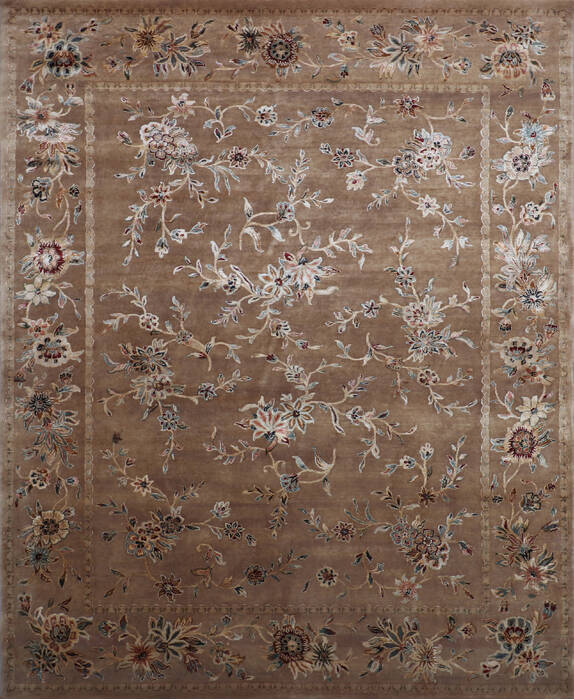 Jaipur Beige Hand Knotted 80 X 100 Area Rug 905-146843 Image 0