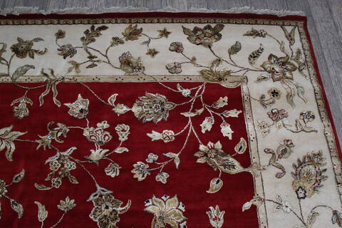 Jaipur Red Hand Knotted 80 X 100 Area Rug 905-146845 Image 6