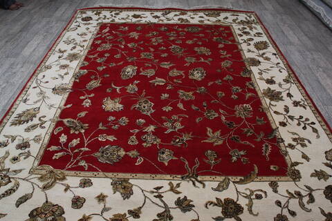 Jaipur Red Hand Knotted 80 X 100 Area Rug 905-146845 Image 7