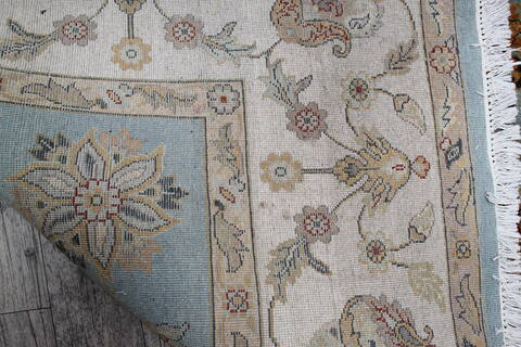 Jaipur Blue Hand Knotted 79 X 99 Area Rug 905-146847 Image 10