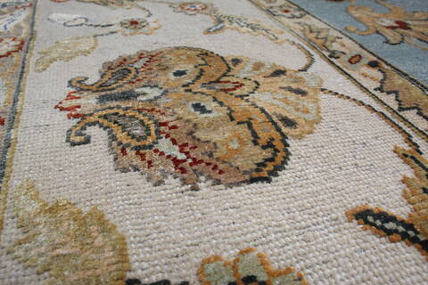 Jaipur Blue Hand Knotted 79 X 99 Area Rug 905-146847 Image 2