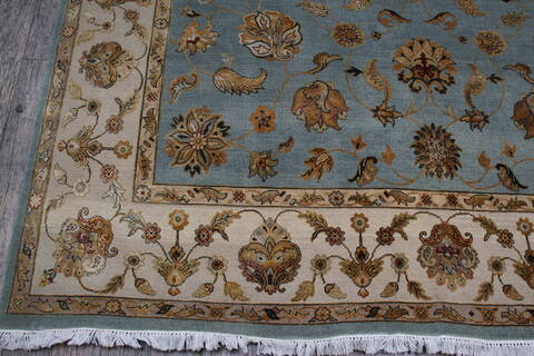 Jaipur Blue Hand Knotted 79 X 99 Area Rug 905-146847 Image 4