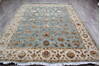 Jaipur Blue Hand Knotted 79 X 99  Area Rug 905-146847 Thumb 1
