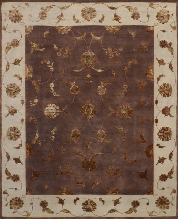 Jaipur Brown Hand Knotted 710 X 100 Area Rug 905-146848 Image 0