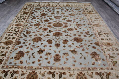 Jaipur Blue Hand Knotted 90 X 1110 Area Rug 905-146850 Image 10
