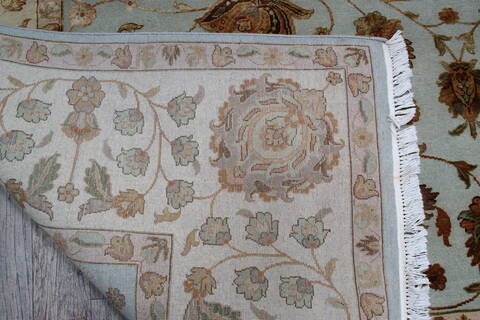 Jaipur Blue Hand Knotted 90 X 1110 Area Rug 905-146850 Image 11