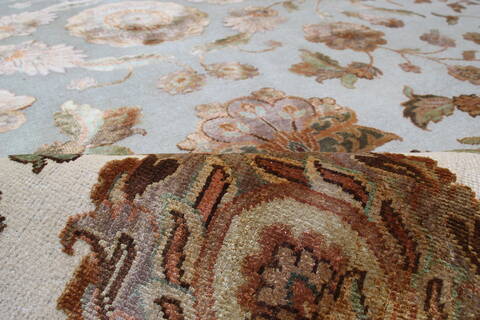 Jaipur Blue Hand Knotted 90 X 1110 Area Rug 905-146850 Image 2