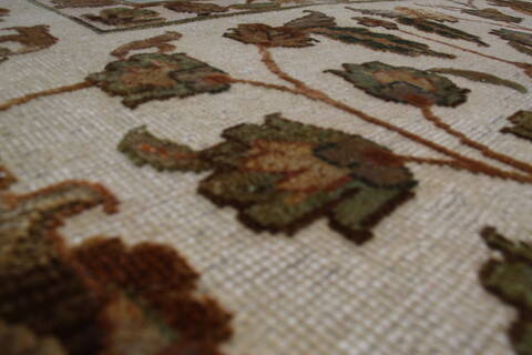 Jaipur Blue Hand Knotted 90 X 1110 Area Rug 905-146850 Image 3