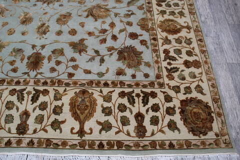 Jaipur Blue Hand Knotted 90 X 1110 Area Rug 905-146850 Image 6