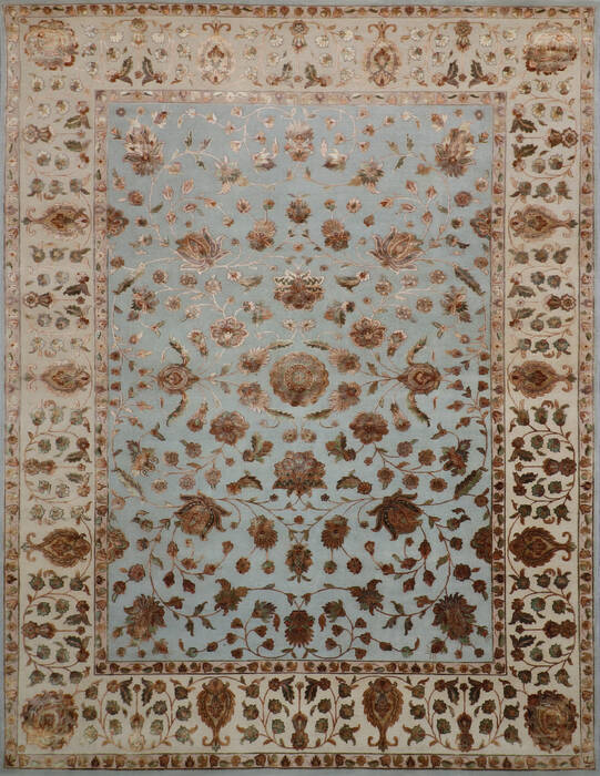 Jaipur Blue Hand Knotted 90 X 1110 Area Rug 905-146850 Image 0